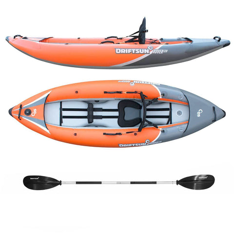 Kayak Inflatable Double 15.5 ', Red/gray Kayak1001, Automobiles