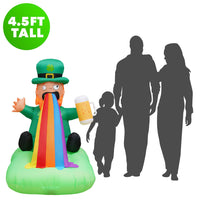 5.9 FT St Patricks Day Leprechaun Inflatable