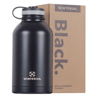 Winterial 64 oz Insulated Steel Water Bottle and Beer Growler