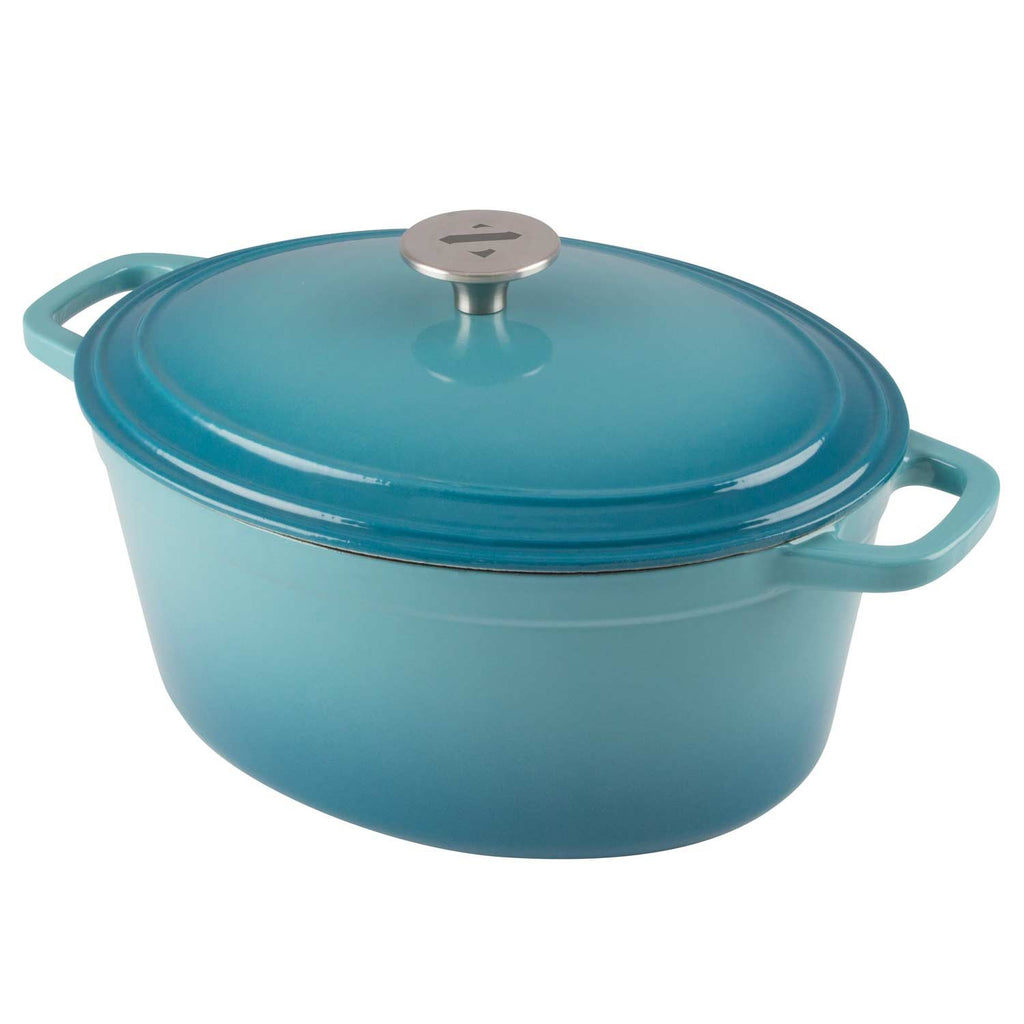 Customized Colors 6.3 Qt Oval Enamel Cast Iron Covered Dutch Oven - China Dutch  Oven and Casserole price