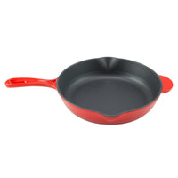 10-Inch Cast Iron Enamel Smooth-Surface Round Skillet - Zelancio.com –  Marketfleet Inc.