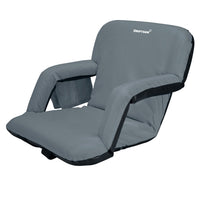 Padded Folding Reclining-Back Bleacher Seat Stadium Chair